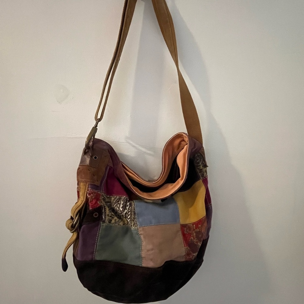 Patchwork Leather Shoulder Bag